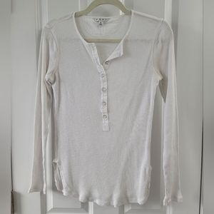 Cabi White Long Sleeve Shirt Size Medium